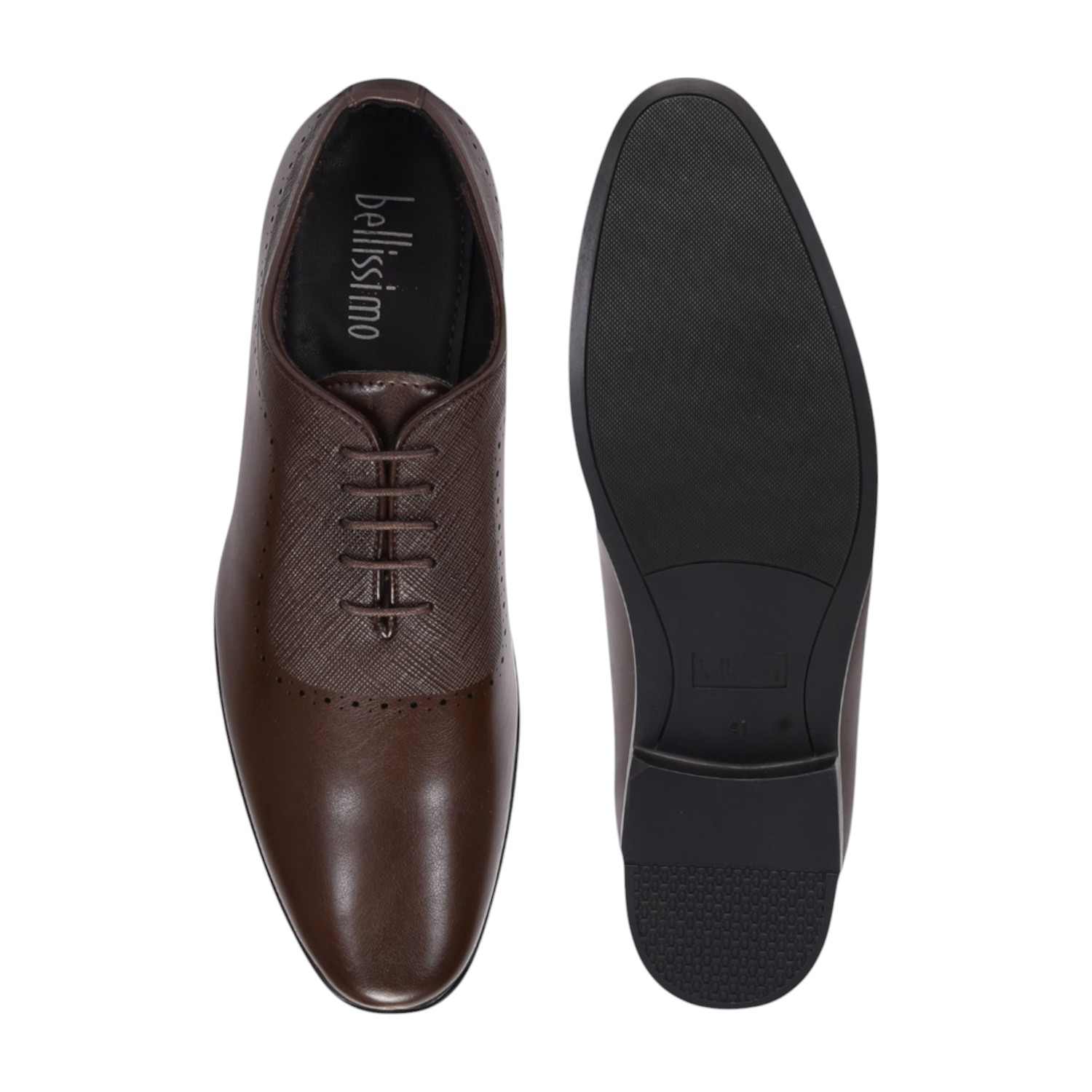 Men Brown Formal Shoes Lace Up