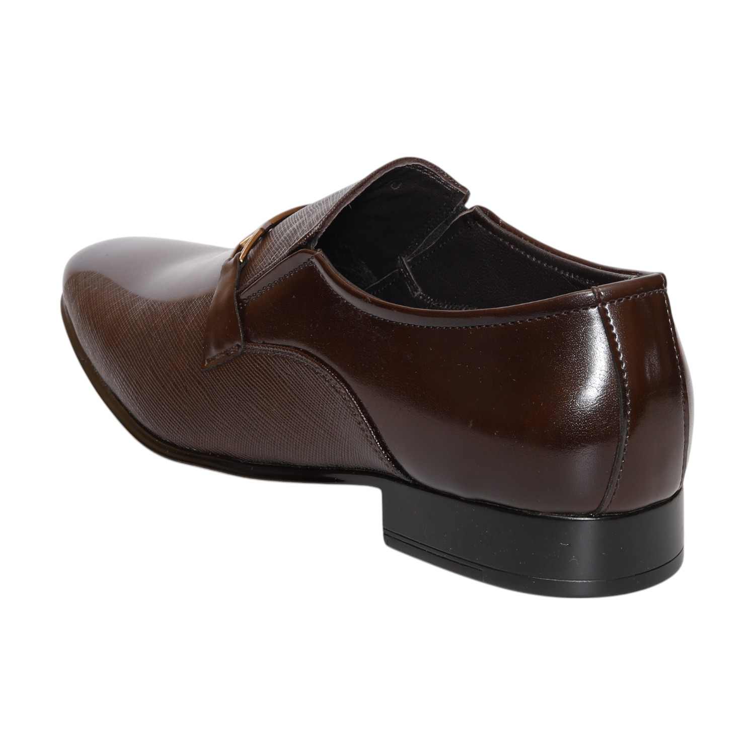 Men Brown Formal Shoes  Slip On