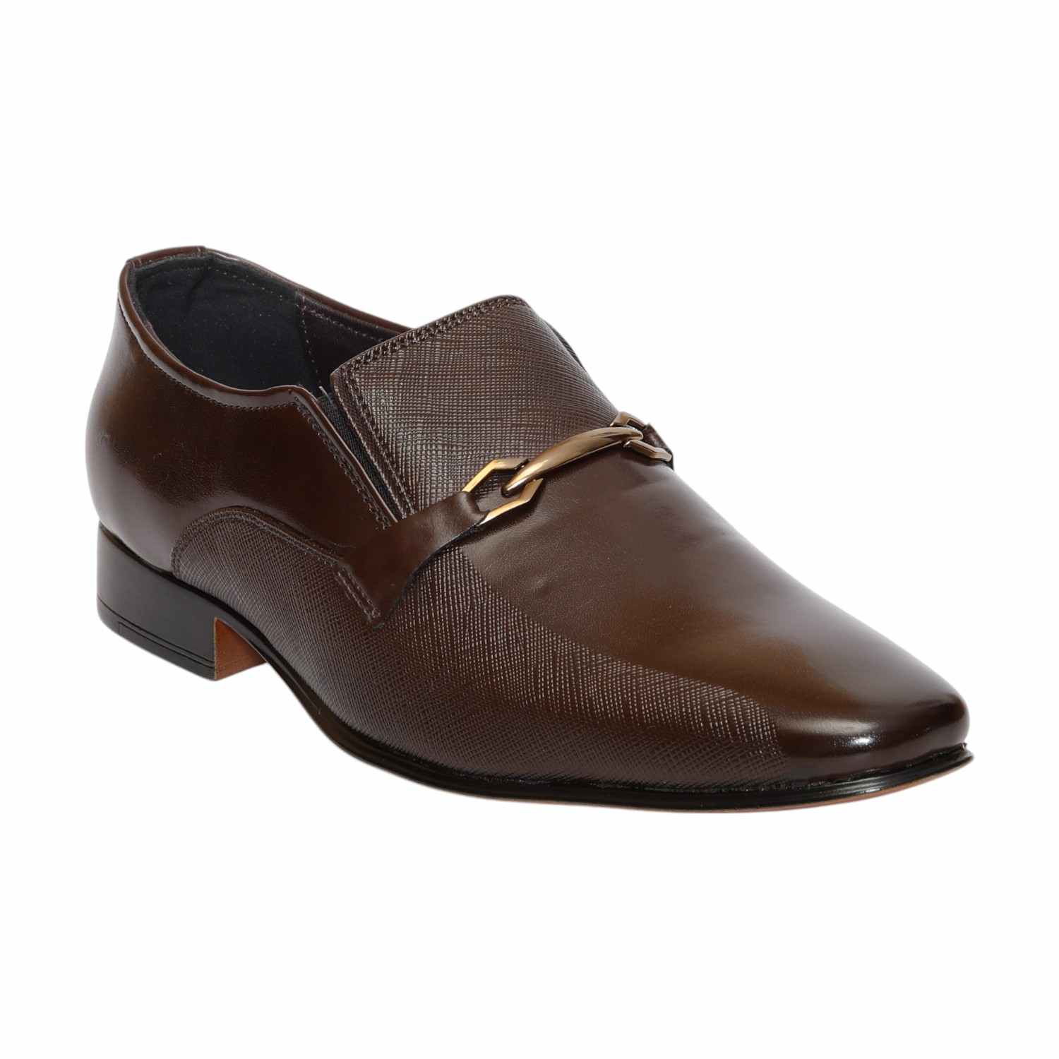 Men Brown Formal Shoes  Slip On