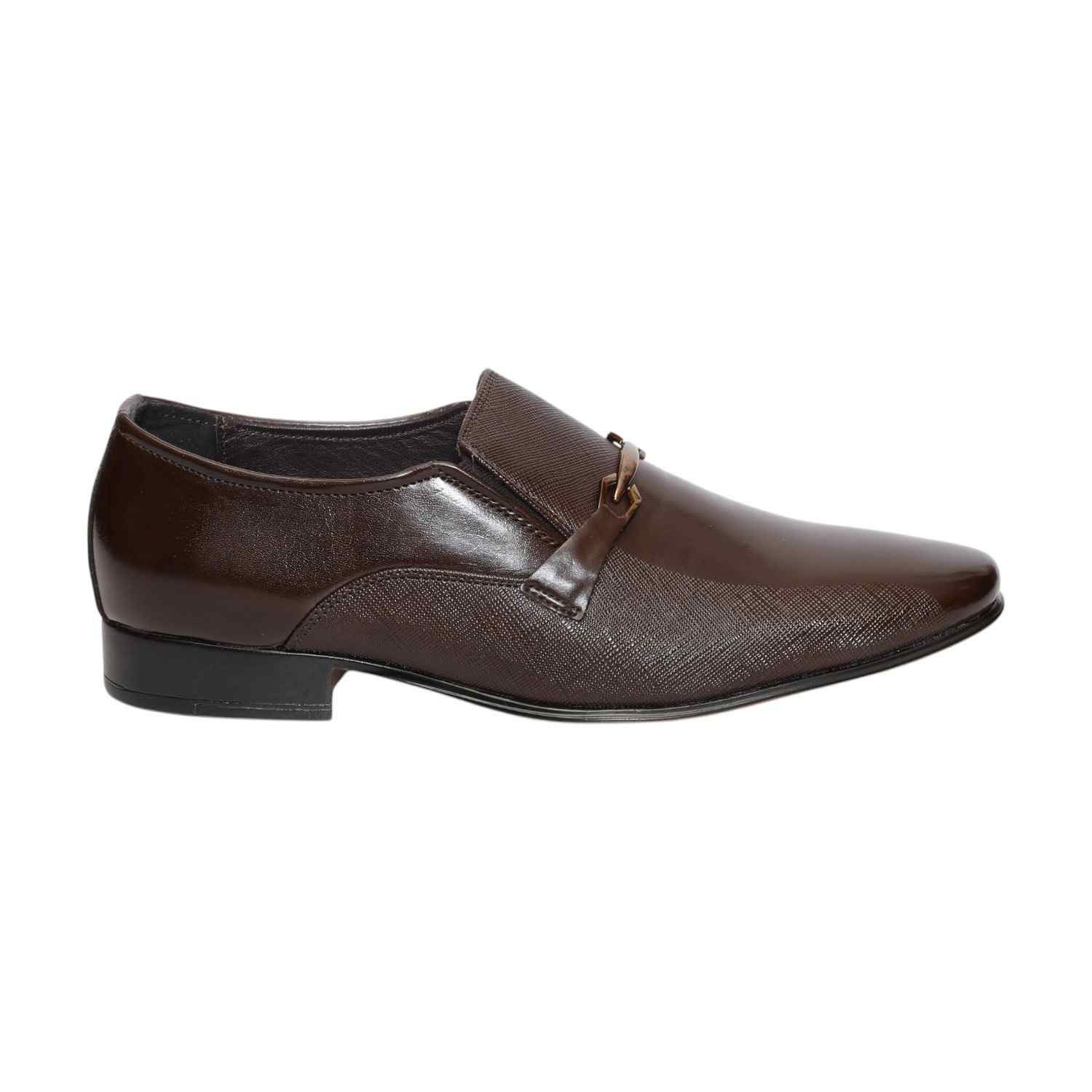 Men Brown Formal Shoes  Slip On