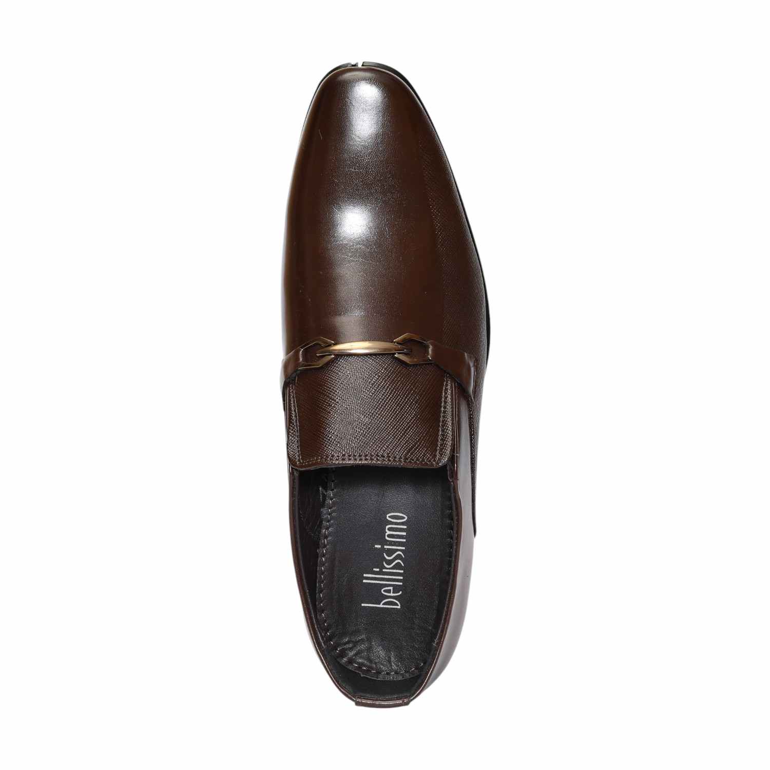 Men Brown Formal Shoes  Slip On