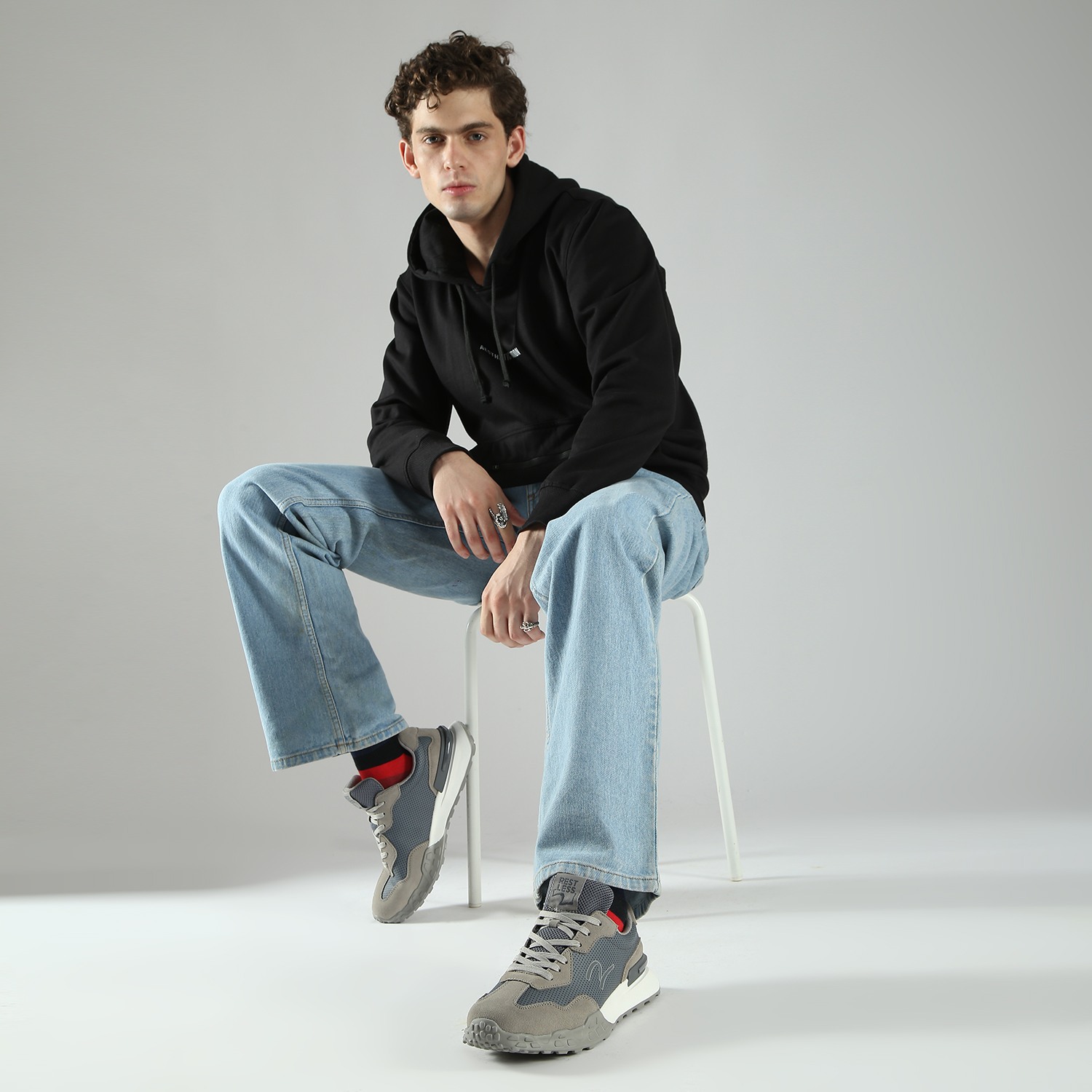 Vinson Men  Grey Casual Sneaker