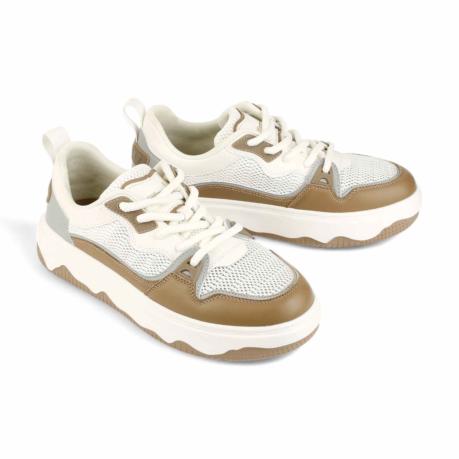 Roy Men  Khaki Lace Up Sneaker