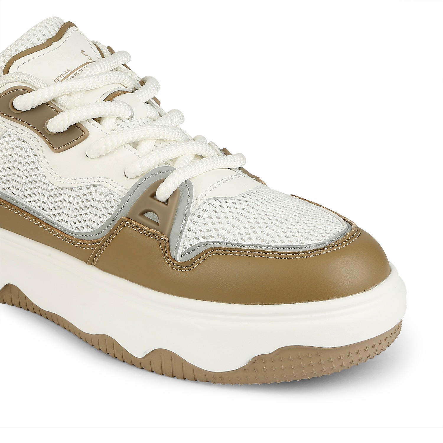 Roy Men  Khaki Lace Up Sneaker