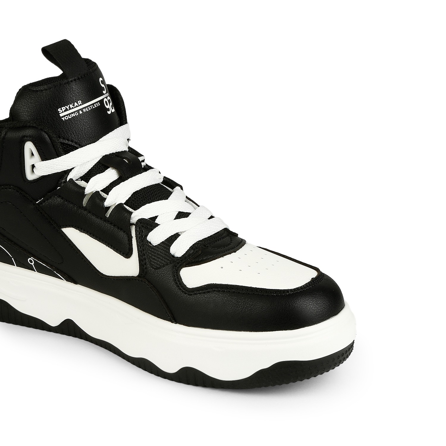 Vasco Men Black High Top Sneaker