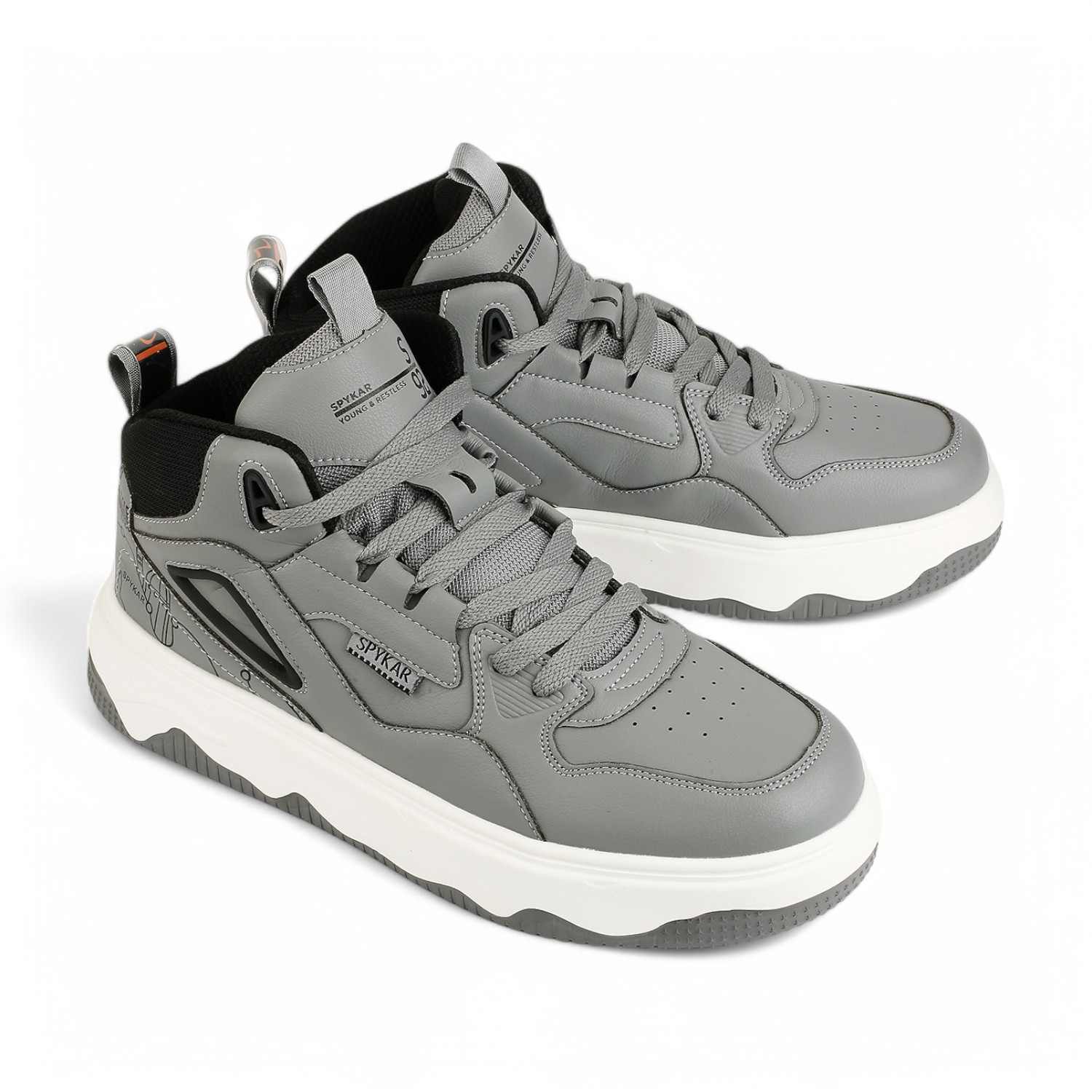 Vasco Men Grey High Top Sneaker