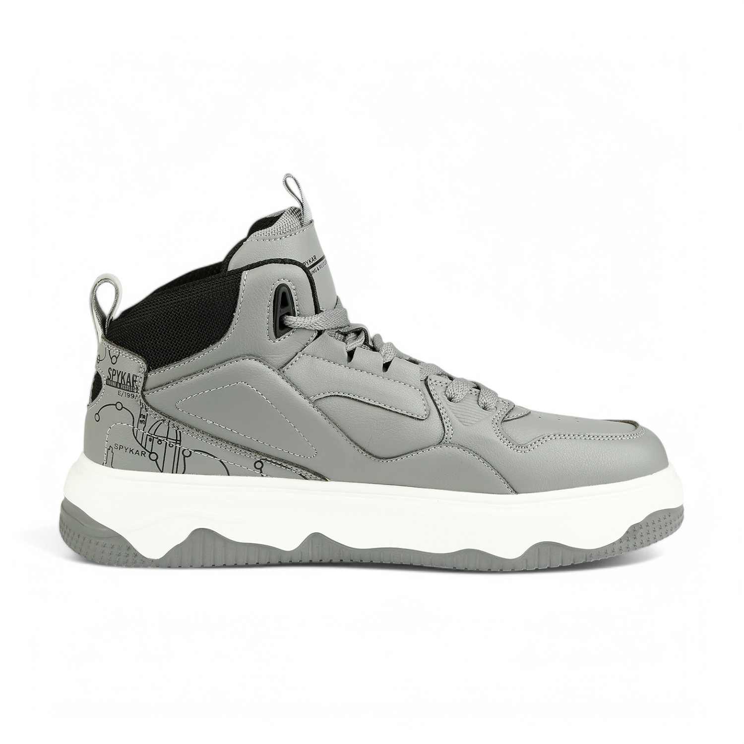 Vasco Men Grey High Top Sneaker