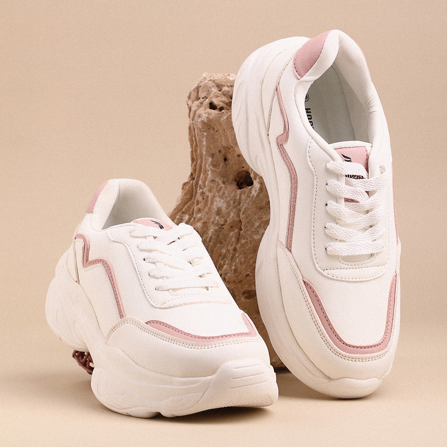 Women Pink Outdoor Sports Shoes
