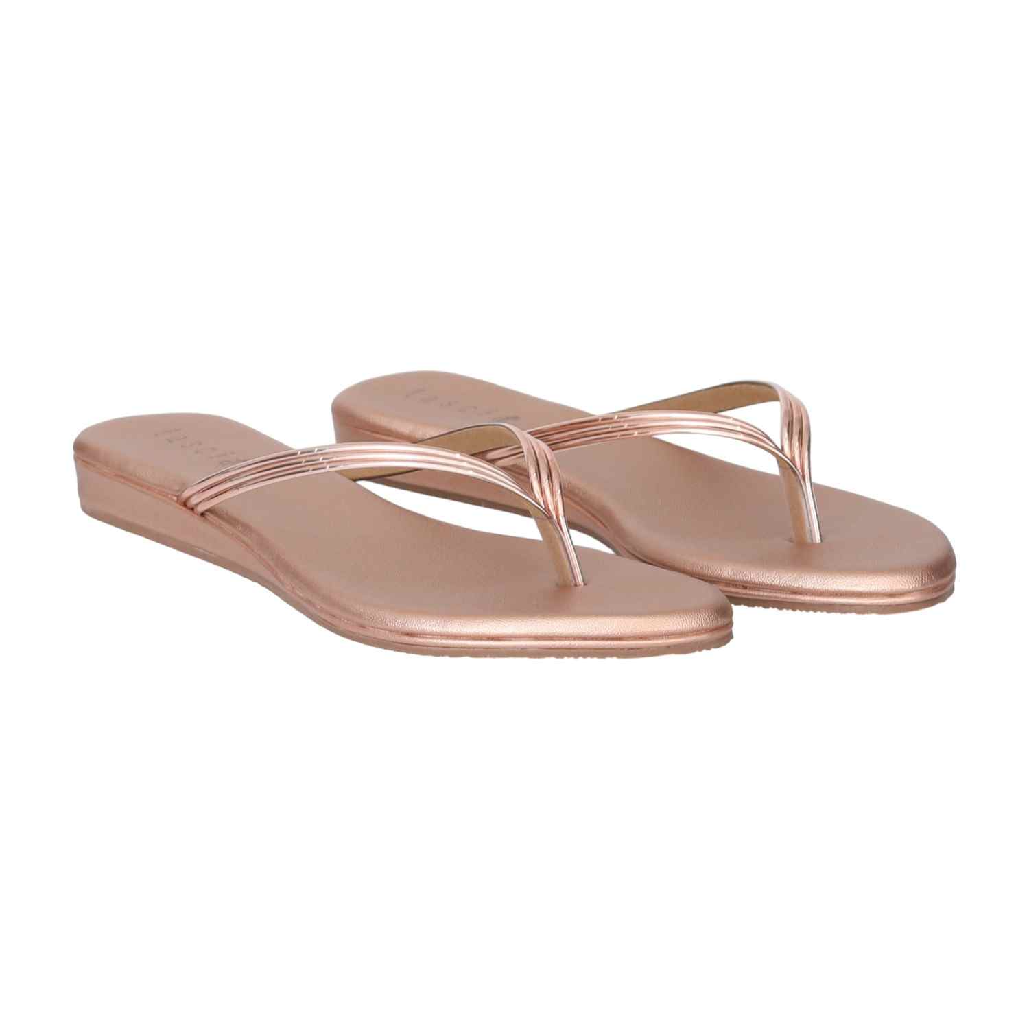 Women Rose Gold Sandals