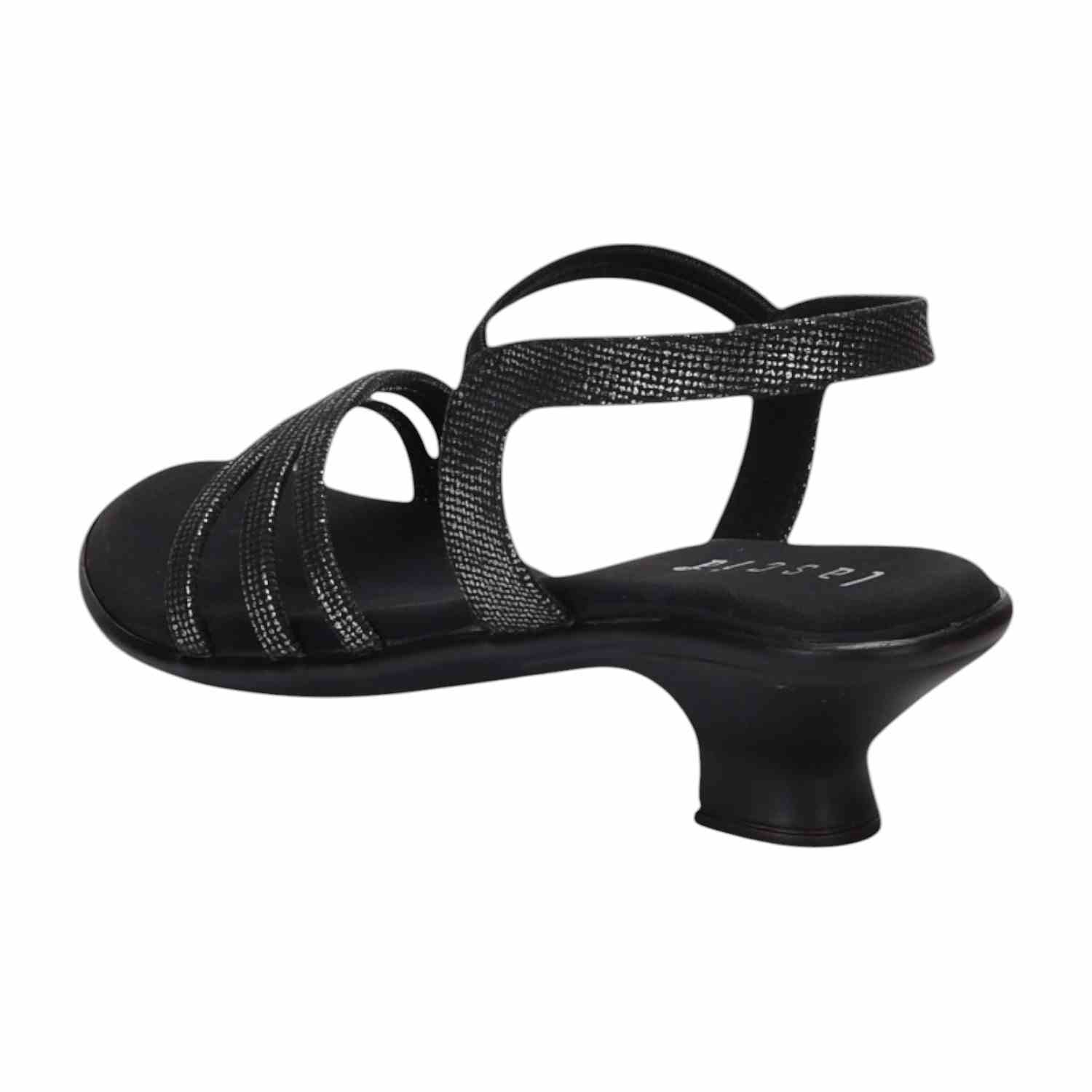 Women Black Casual Flat Sandals