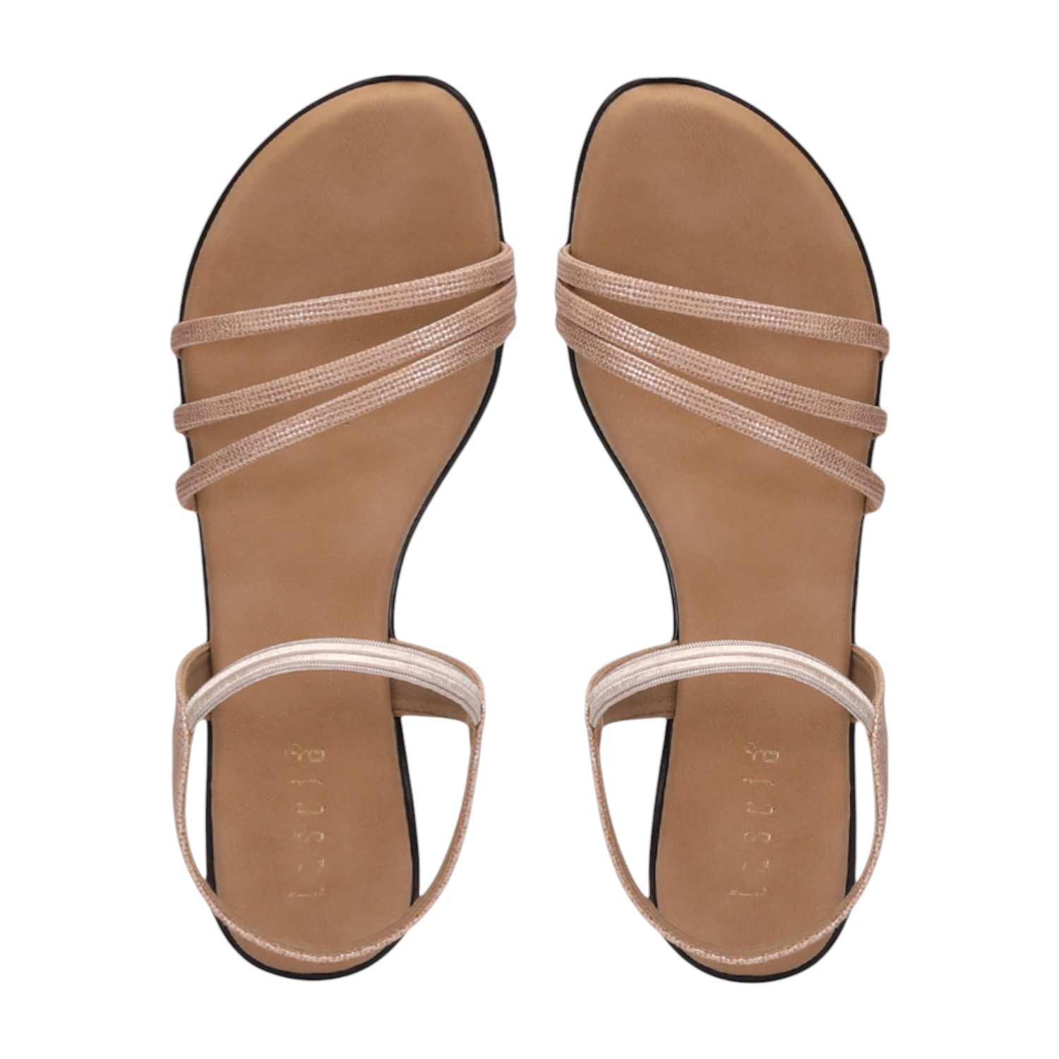 Women Peach Casual Flat Sandals