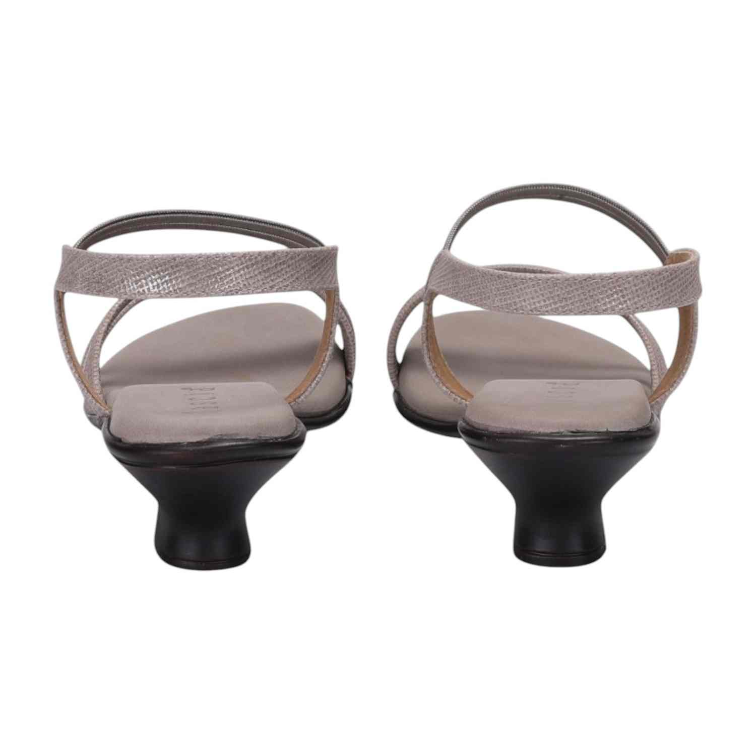 Women Silver Casual Flat Sandals