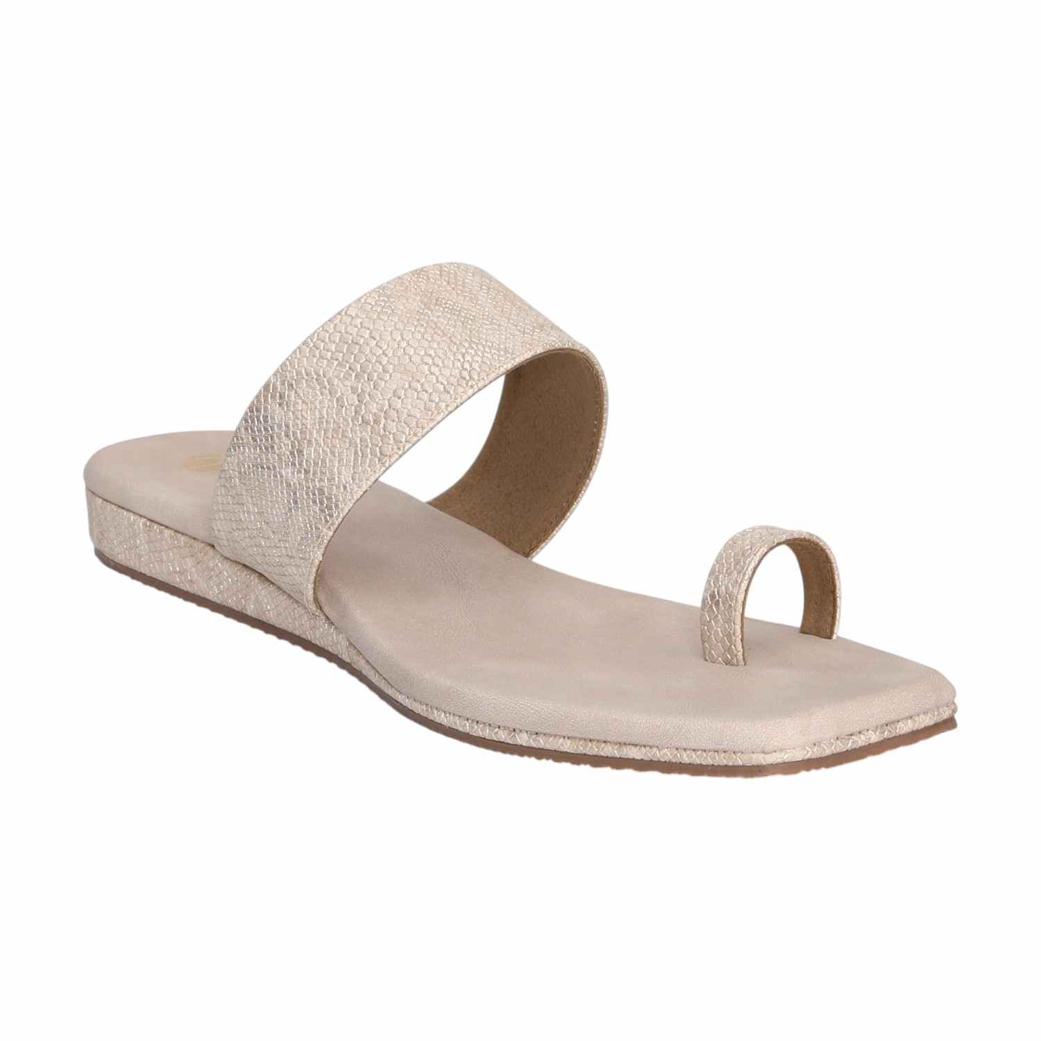 Gold Toe-Ring Flats for Women