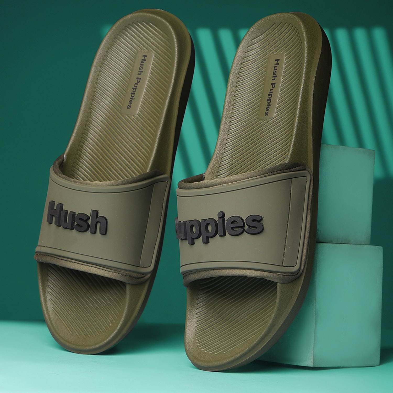 Hush Puppies | Men Hush Olive Slidder|0