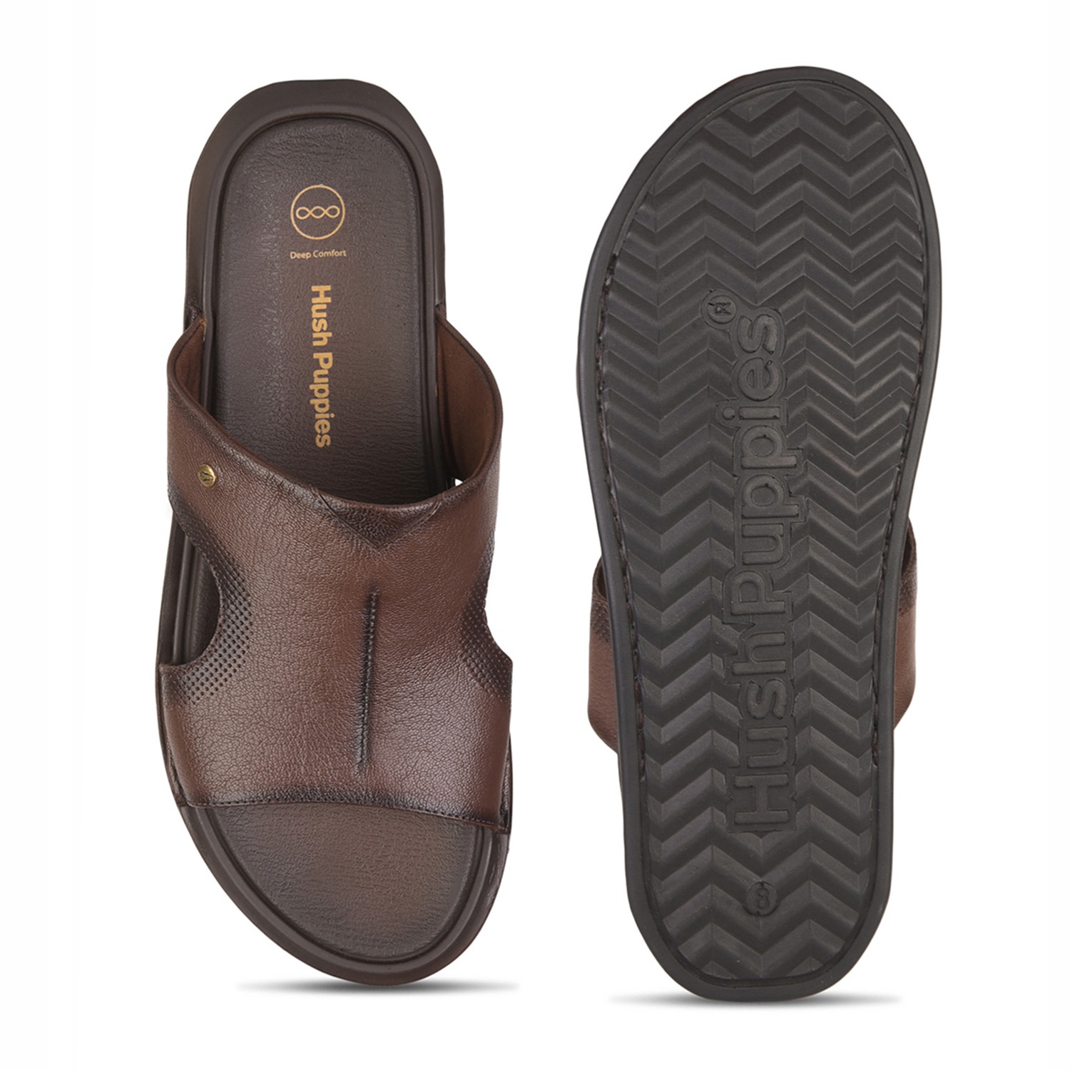 Men Allen Mule Brown Slippers
