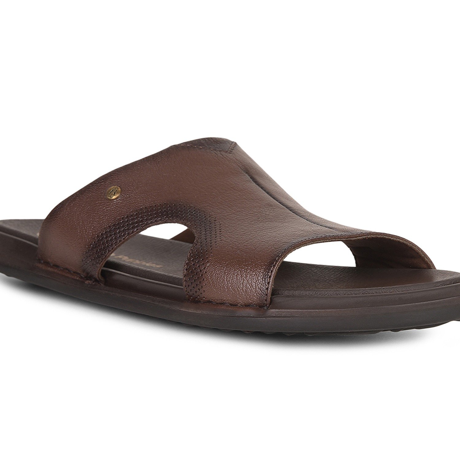 Men Allen Mule Brown Slippers