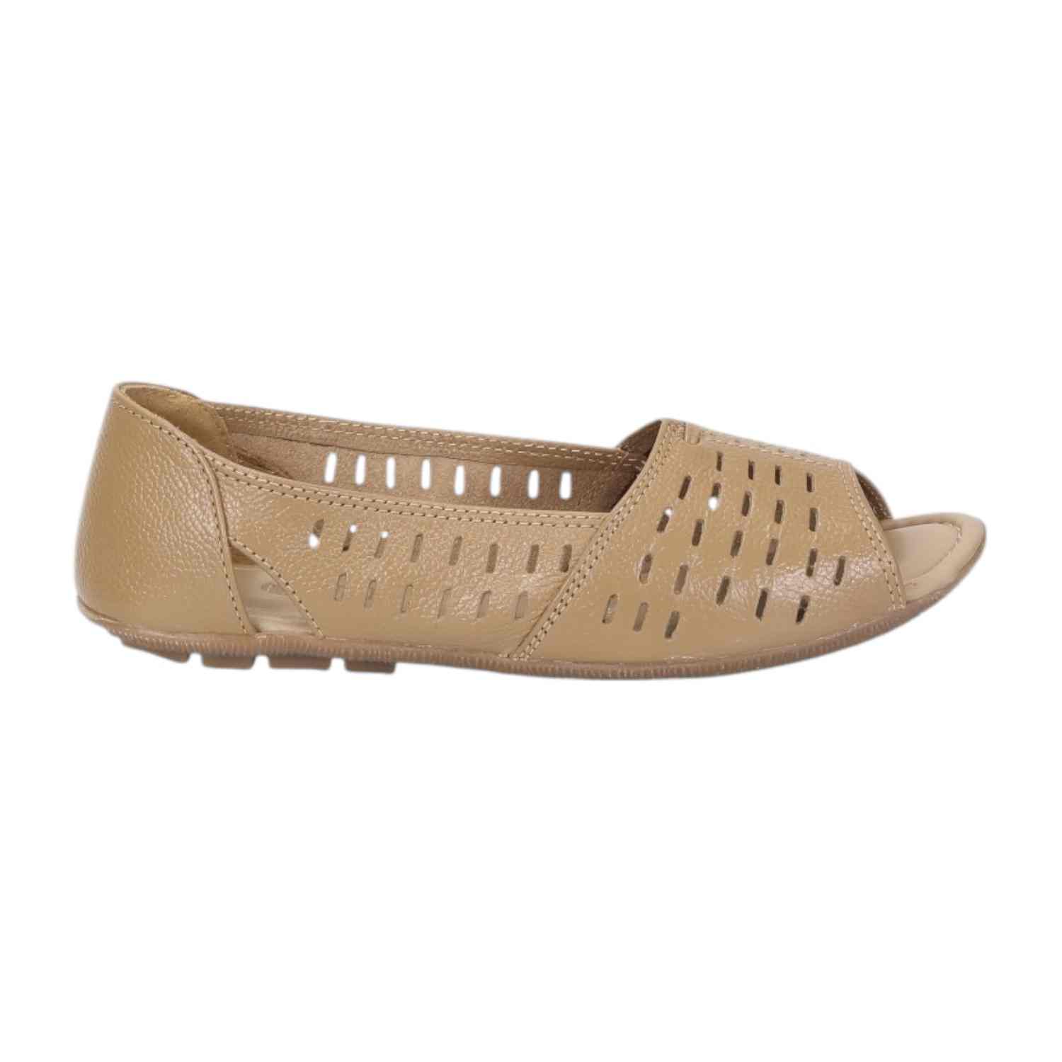 Women Sandals Beige Casual Flat