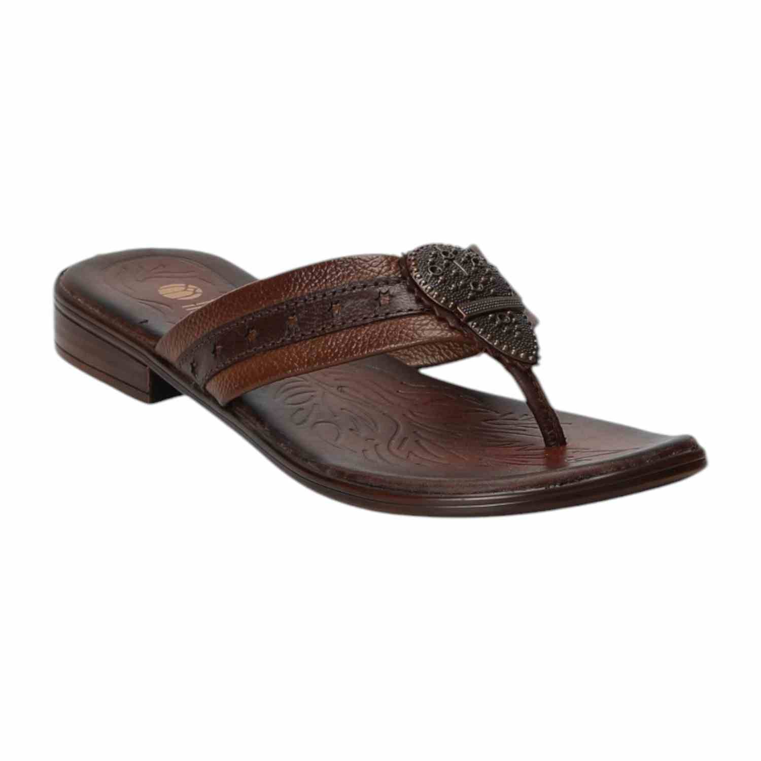 Women Rust Casual Chappal