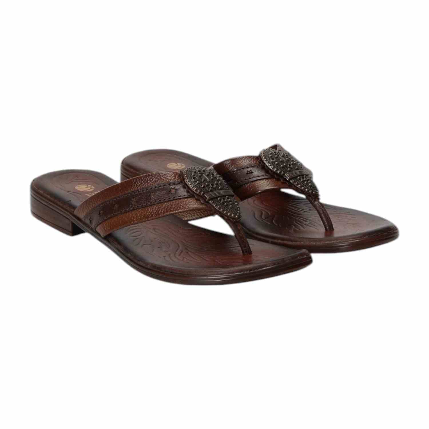 Women Rust Casual Chappal