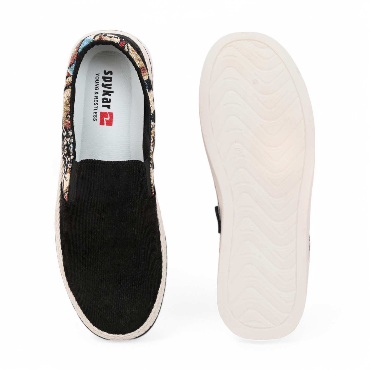 Surtur   Men Black Slip On Sneaker