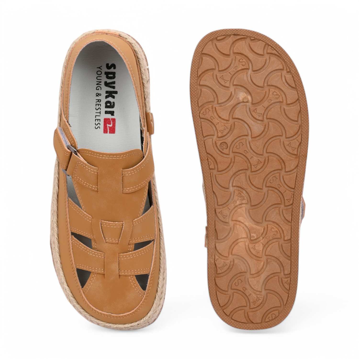 Trento Men Tan Slip On Sneaker