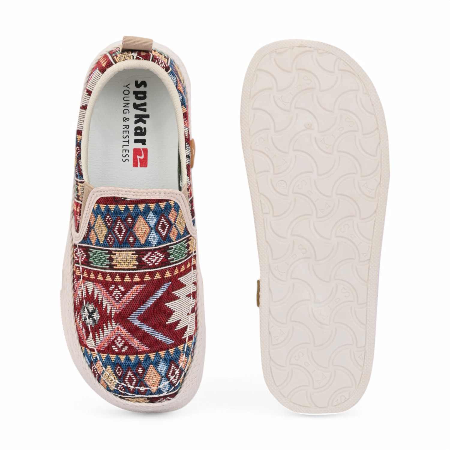 Goomba Men Red Slip On Sneaker