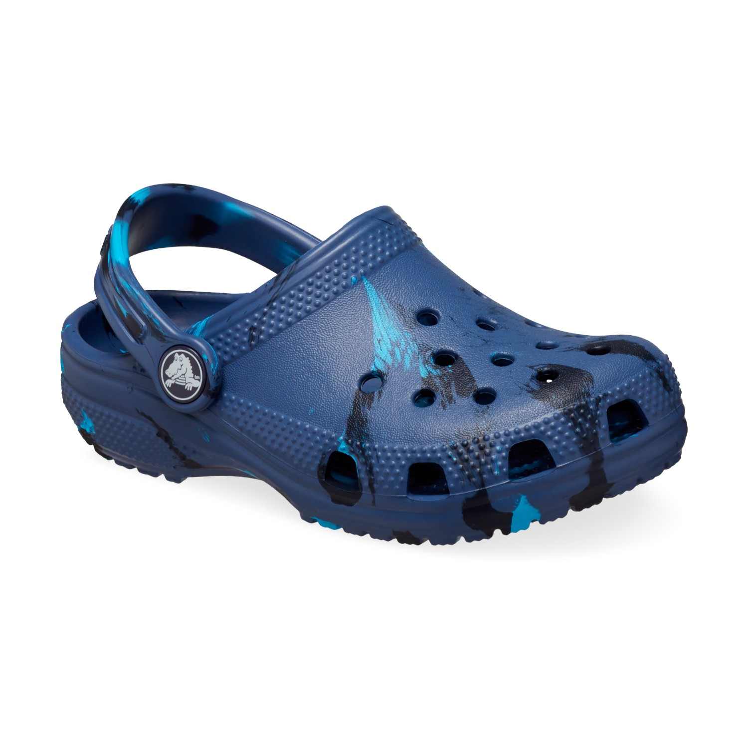 Toddler Classic Marbled Unisex Navy Multi Clogs