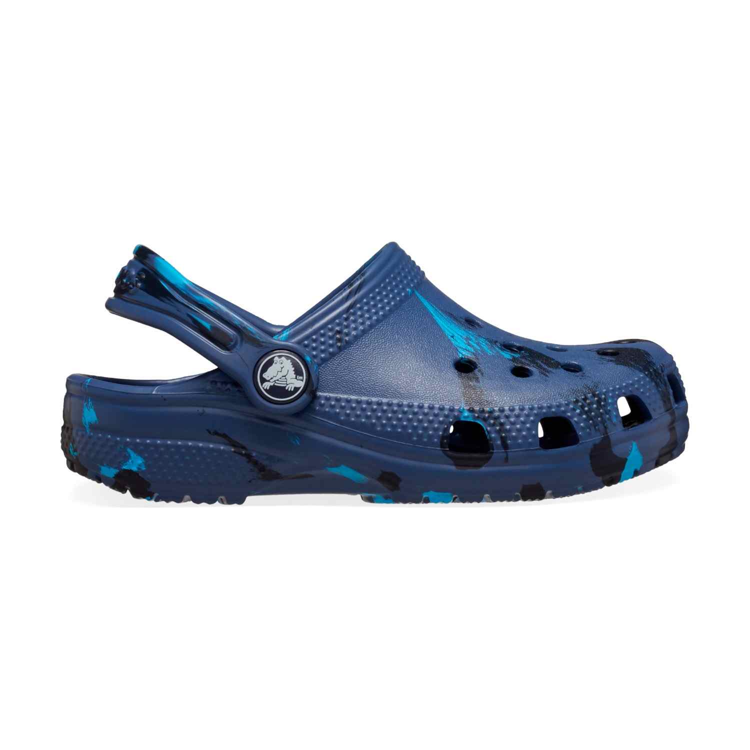 Toddler Classic Marbled Unisex Navy Multi Clogs