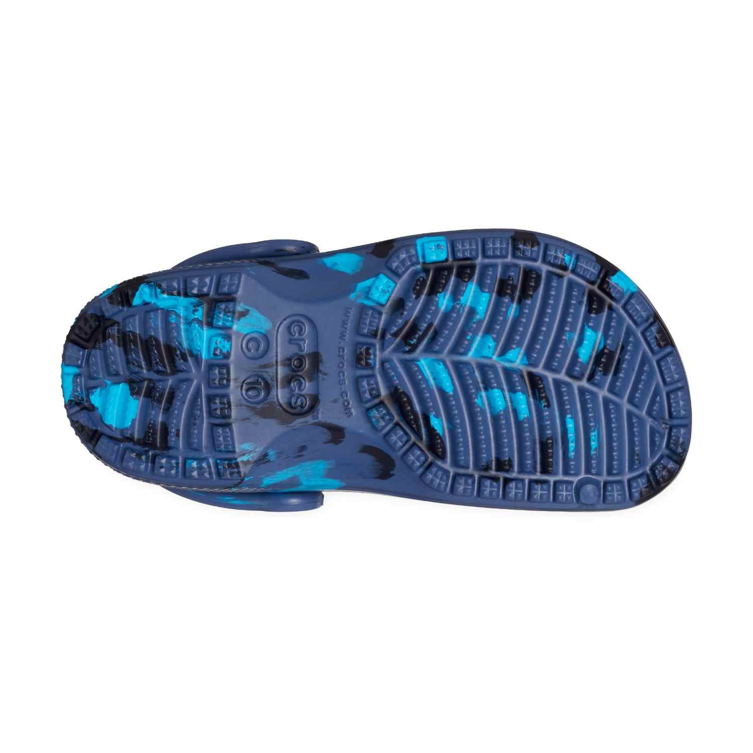 Toddler Classic Marbled Unisex Navy Multi Clogs