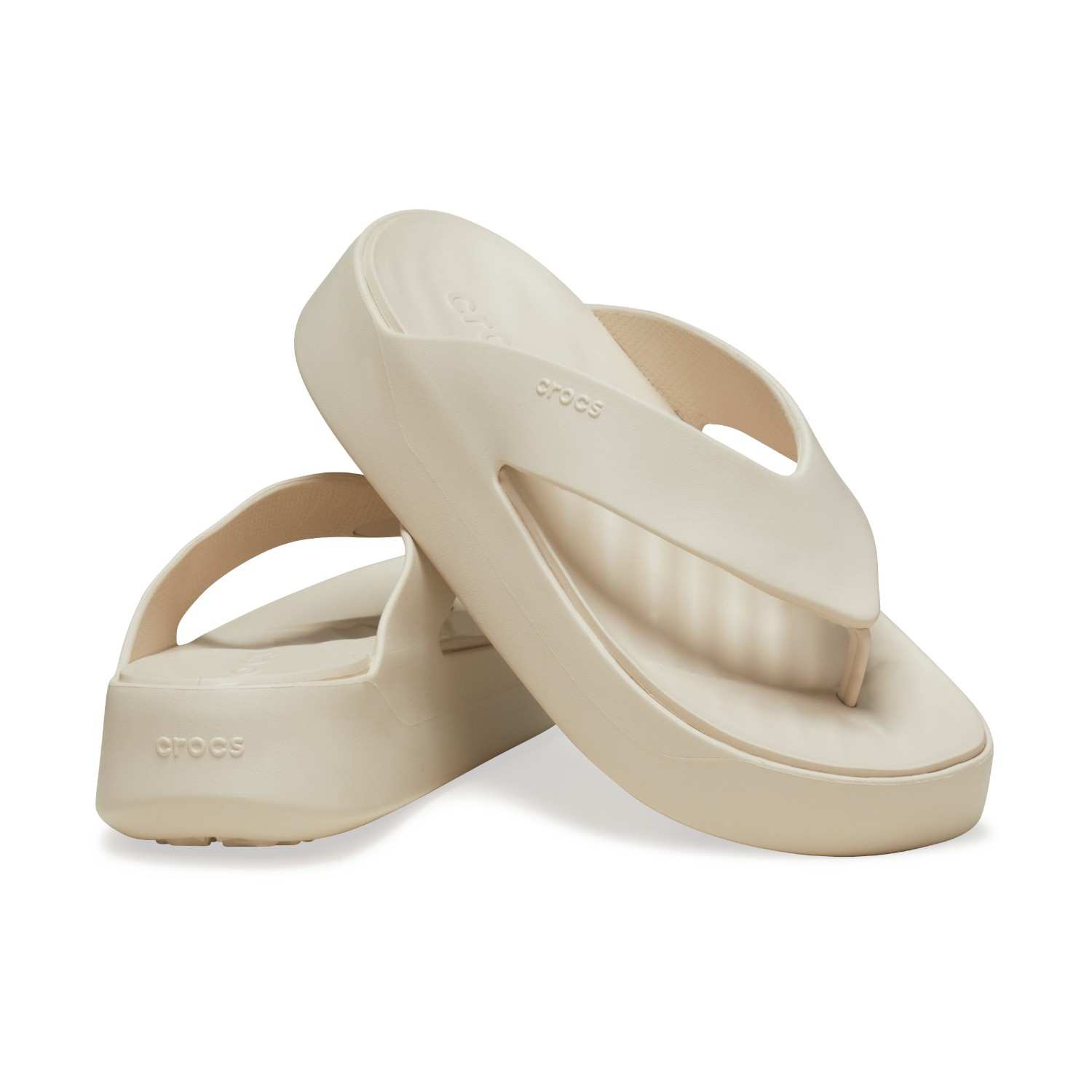 Getaway Platform Women Bone Flip Flops