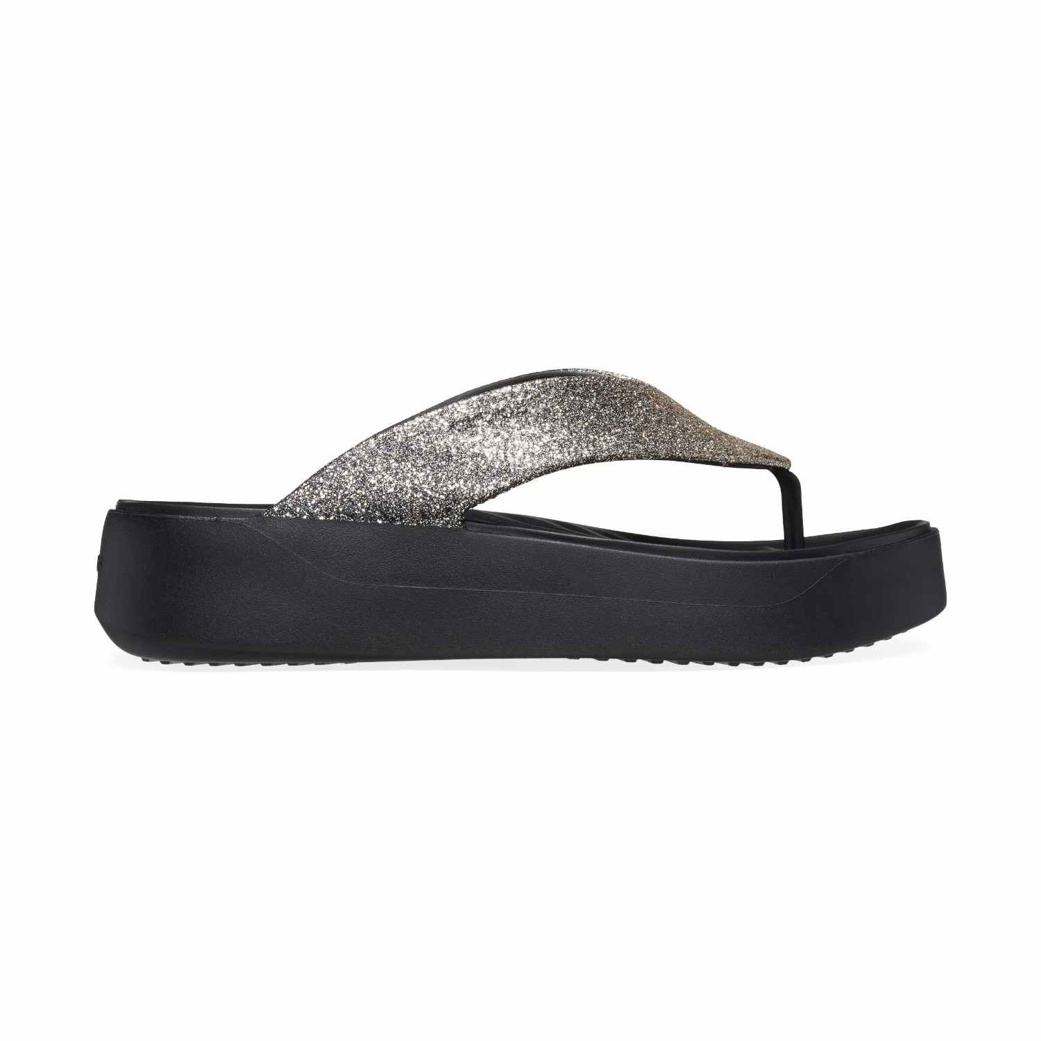 Women Tulum Glitter Flip Black & Gold Ombre