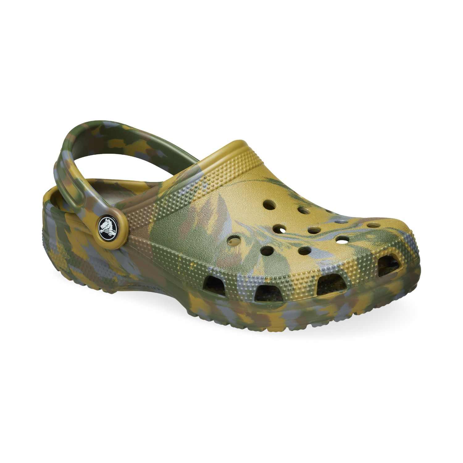 Classic Marbled Aloe-Multi Unisex Clog