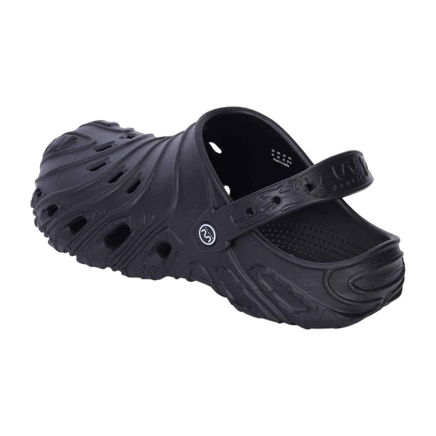 Men Black Comforyu Clogs