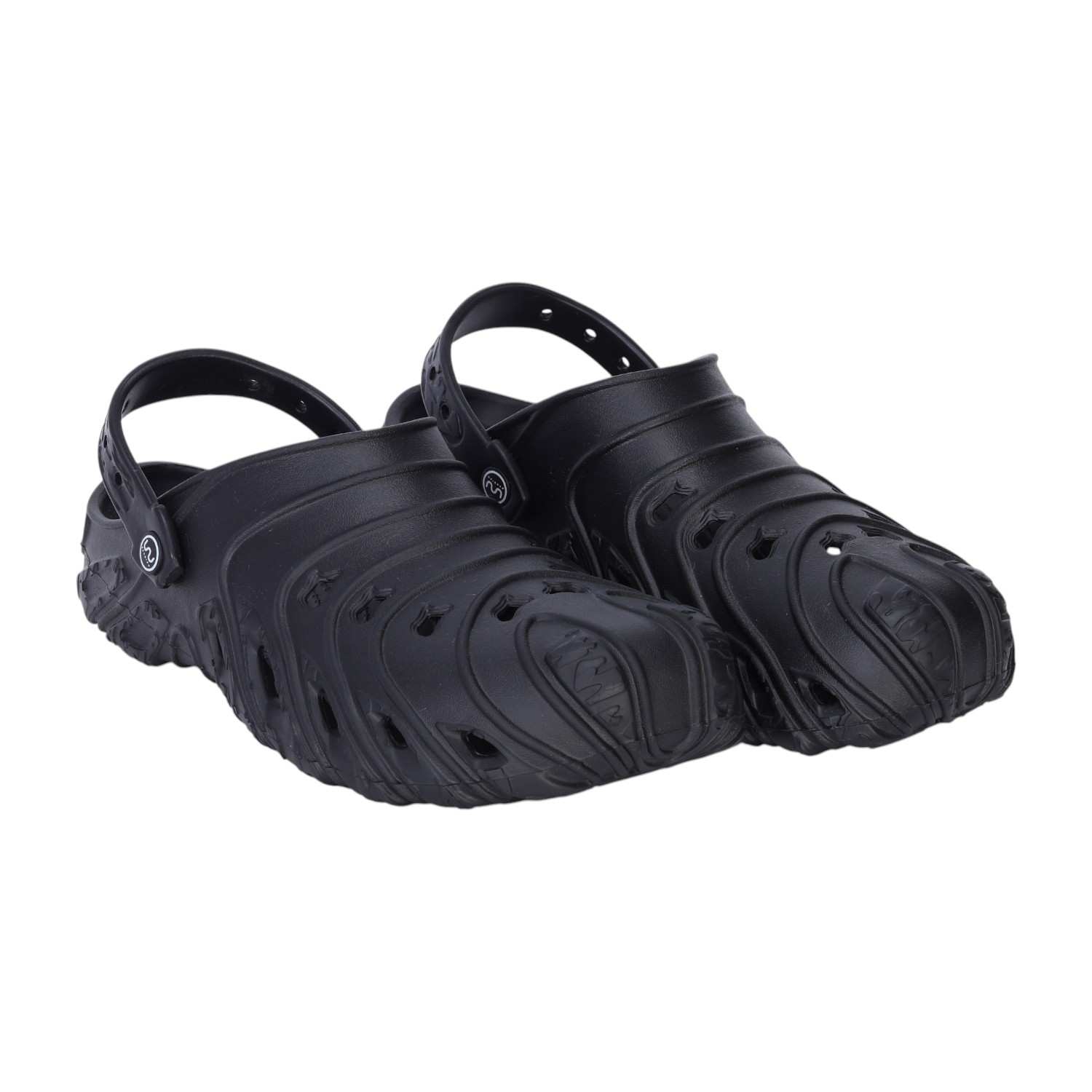 Men Black Comforyu Clogs