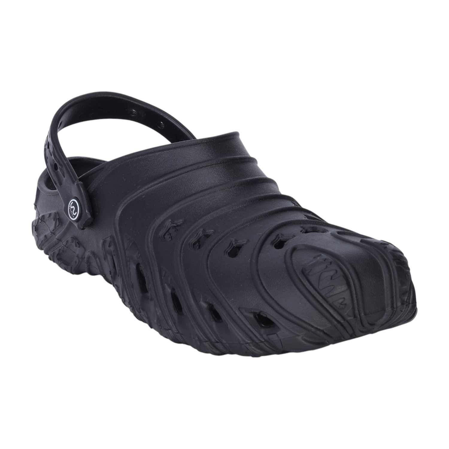 Men Black Comforyu Clogs