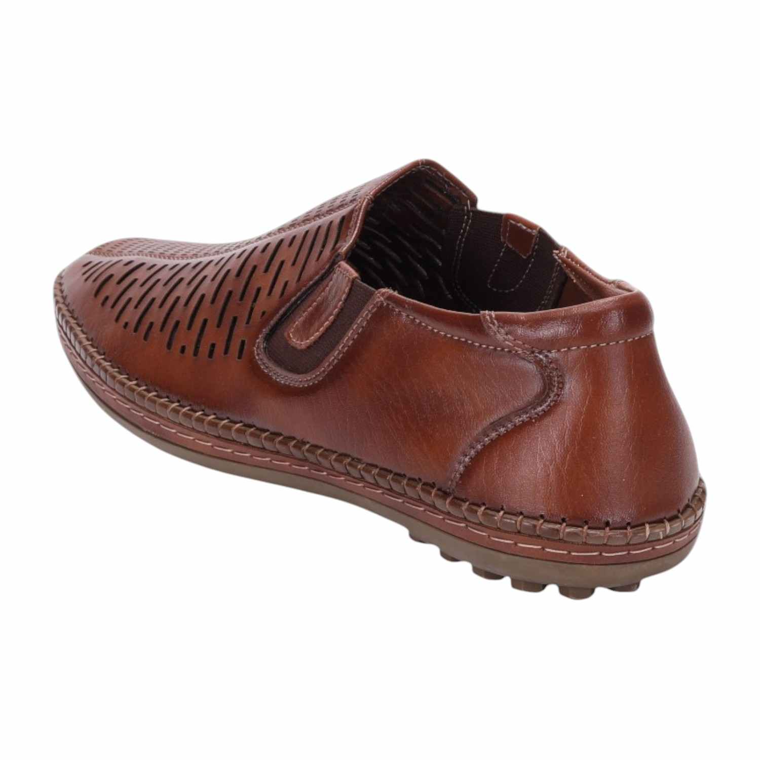 Men Dark Tan Sandals Comfort