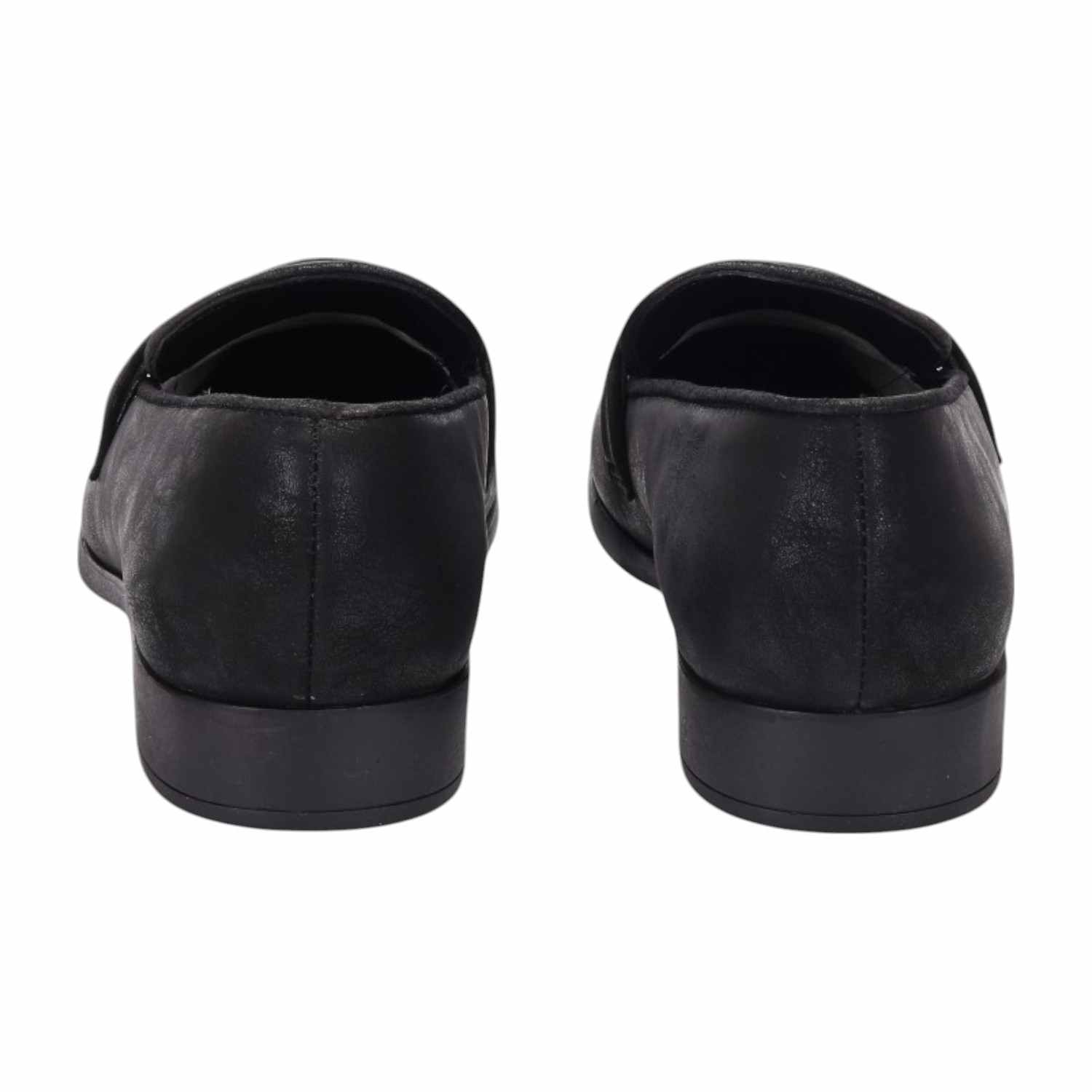 Men Black Casual Shoes Slip On
