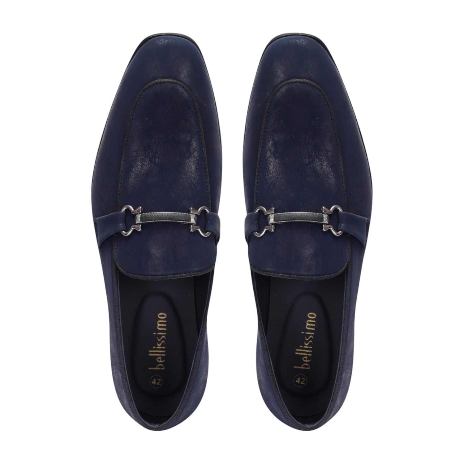 Men Blue Casual Shoes Slip On
