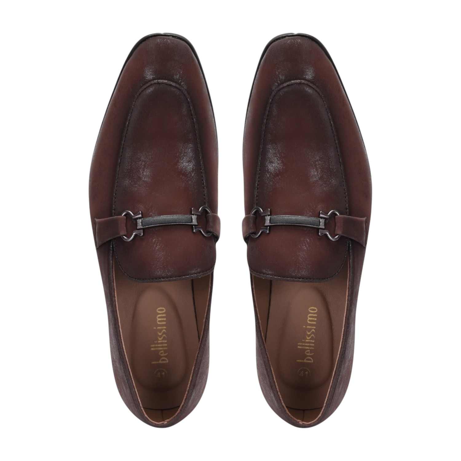 Men Brown Casual Shoes Slip On
