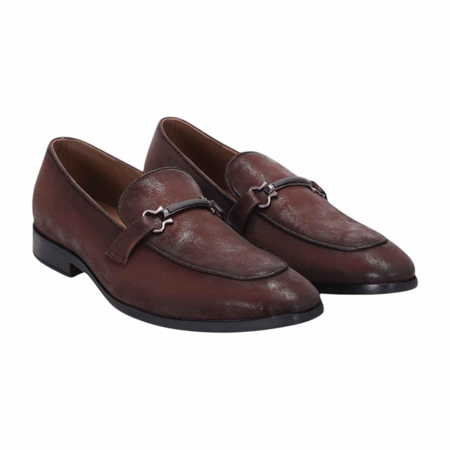 Men Brown Casual Shoes Slip On