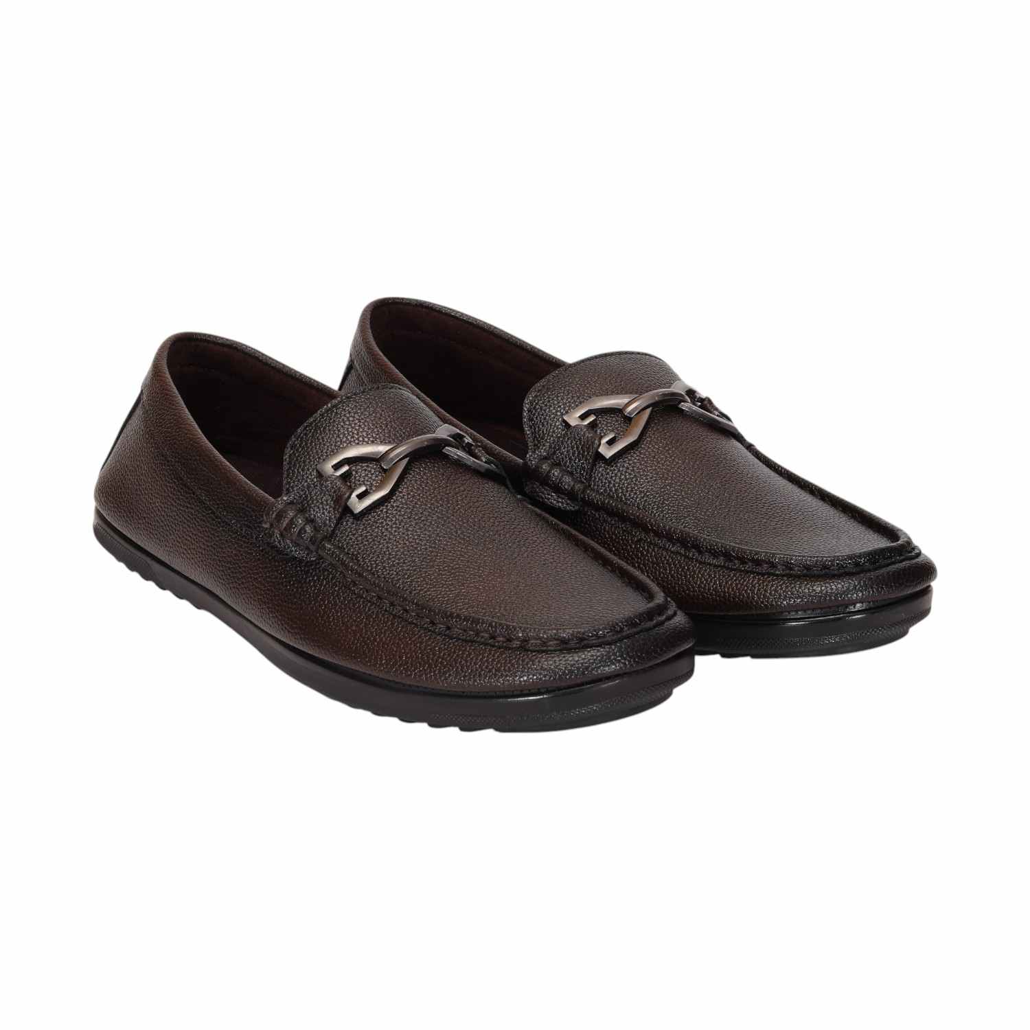 Men Brown Casual Shoes  Slip On