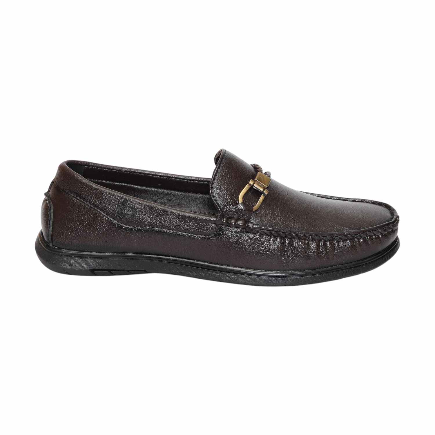 Men Brown Casual Shoes  Slip On
