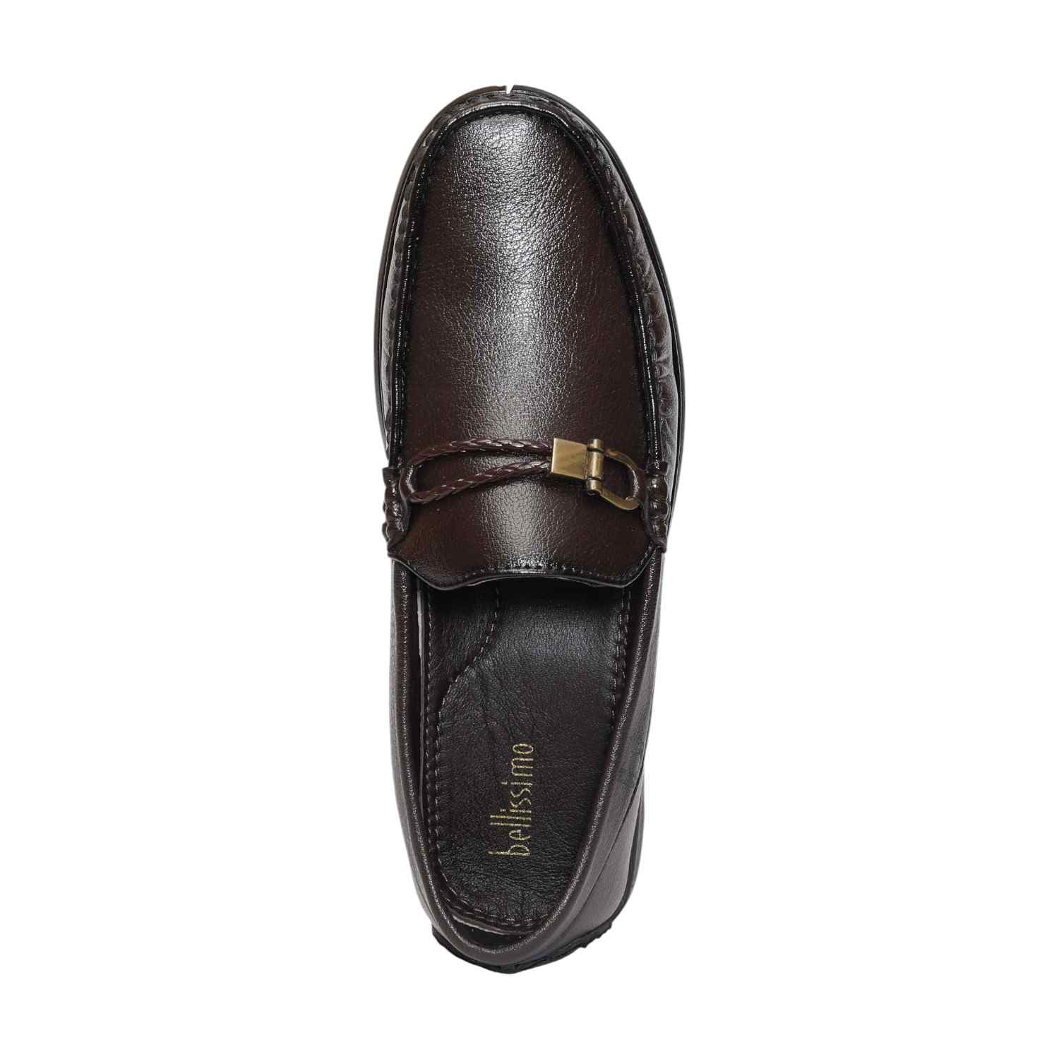Men Brown Casual Shoes  Slip On