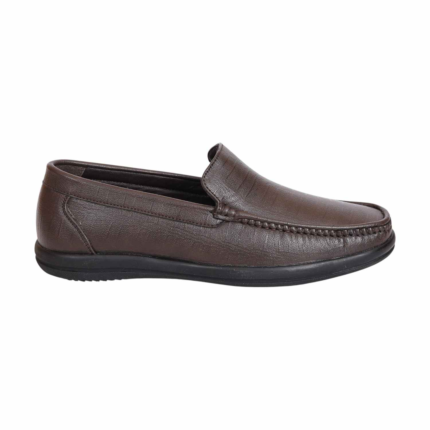 Men Classic Brown Slip-On Loafers