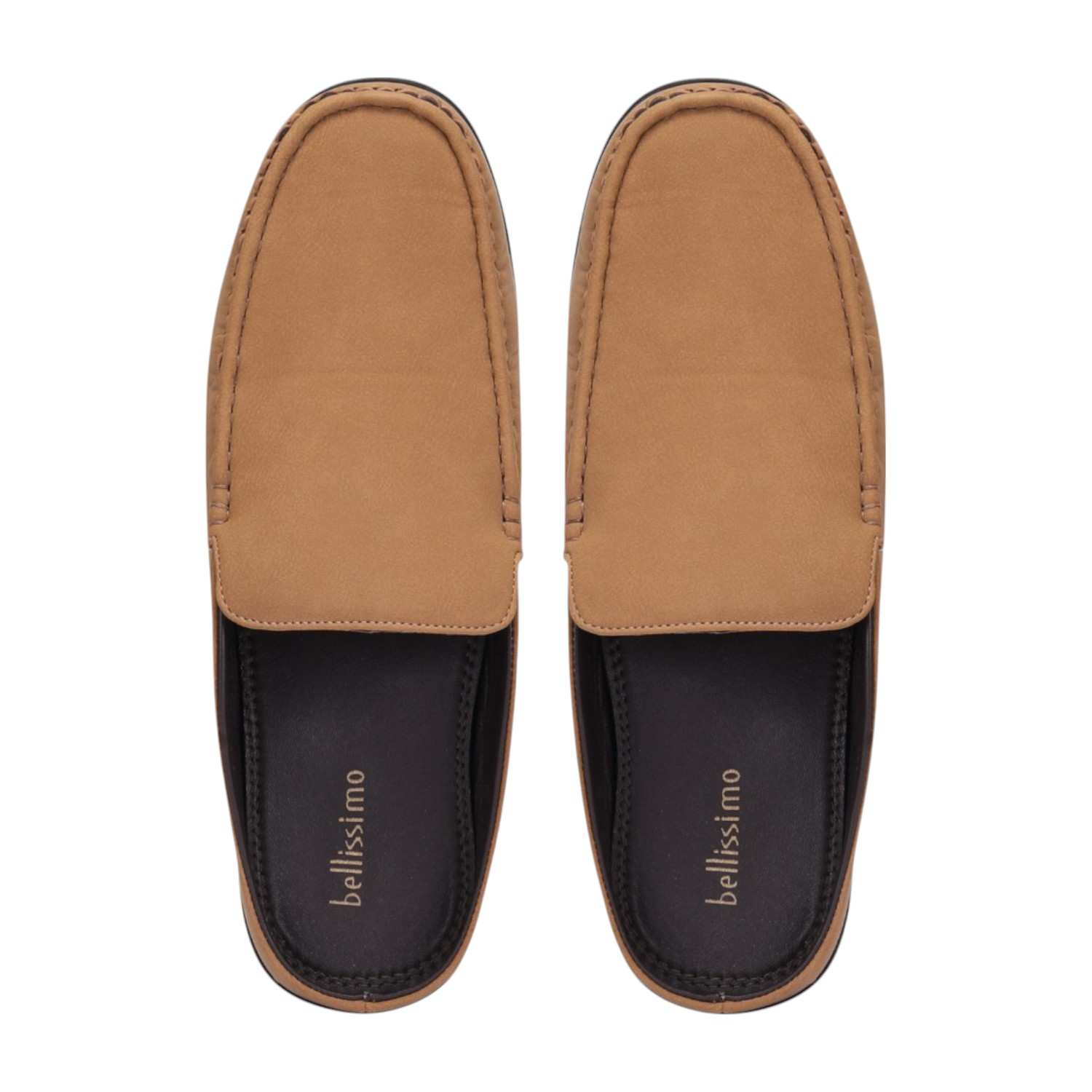 Men Beige Casual Shoes Slip On
