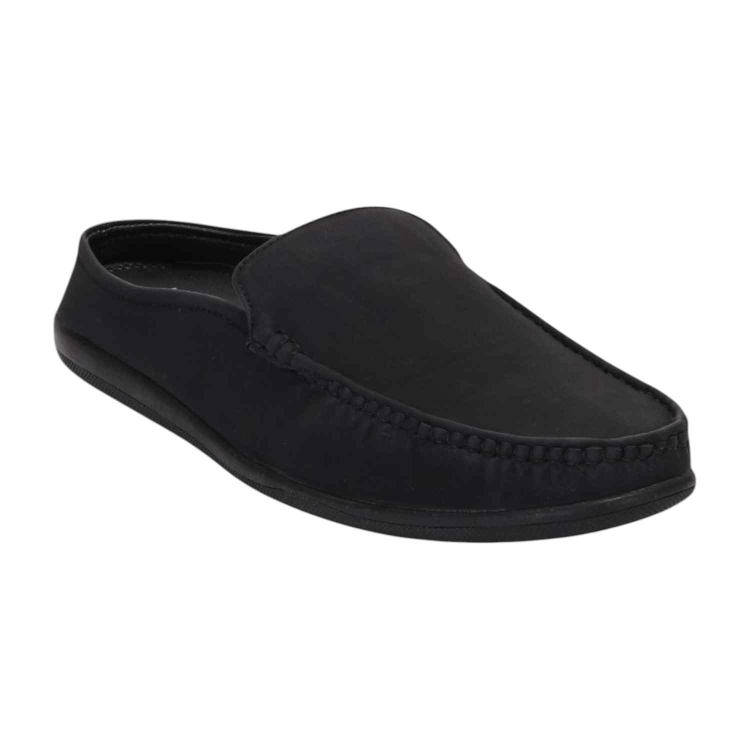 Men Black Casual Shoes Slip On