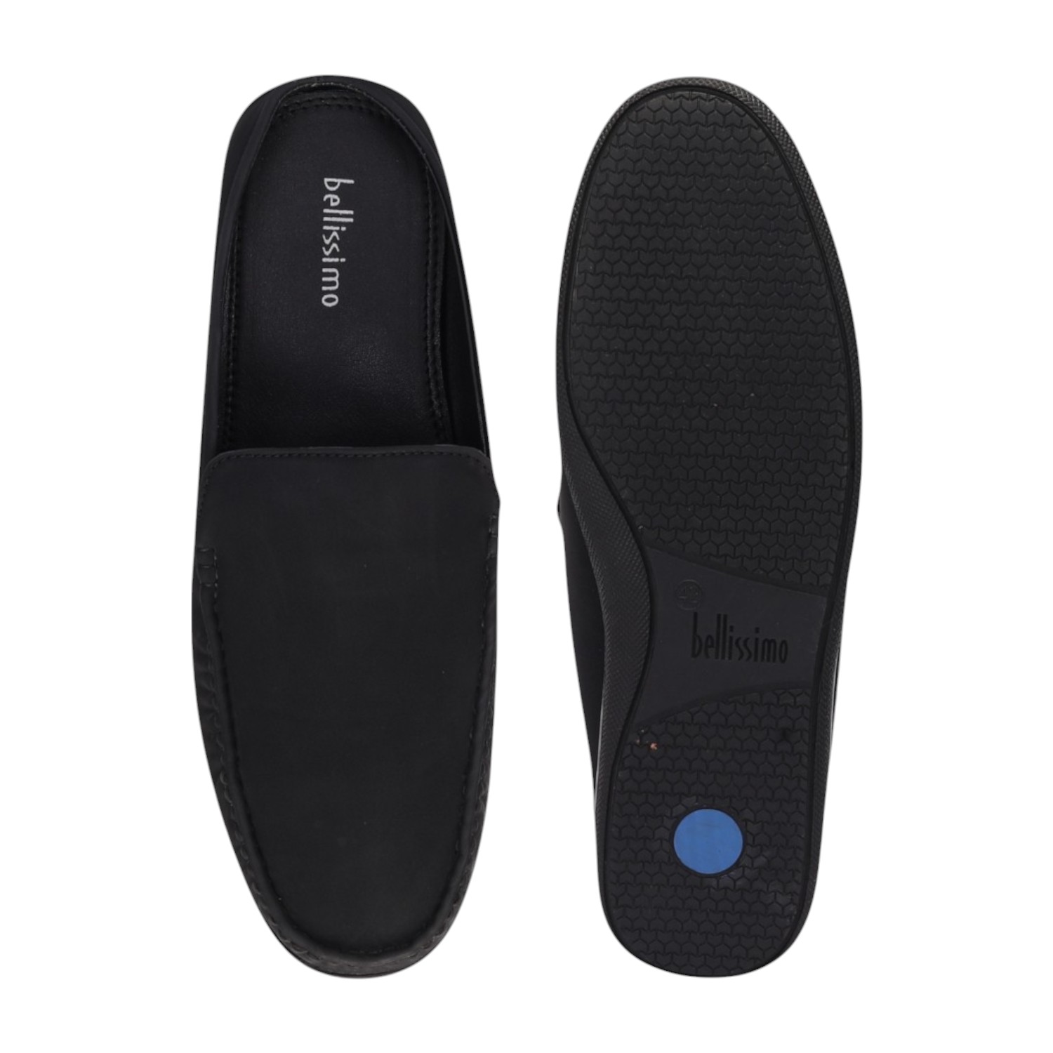 Men Black Casual Shoes Slip On
