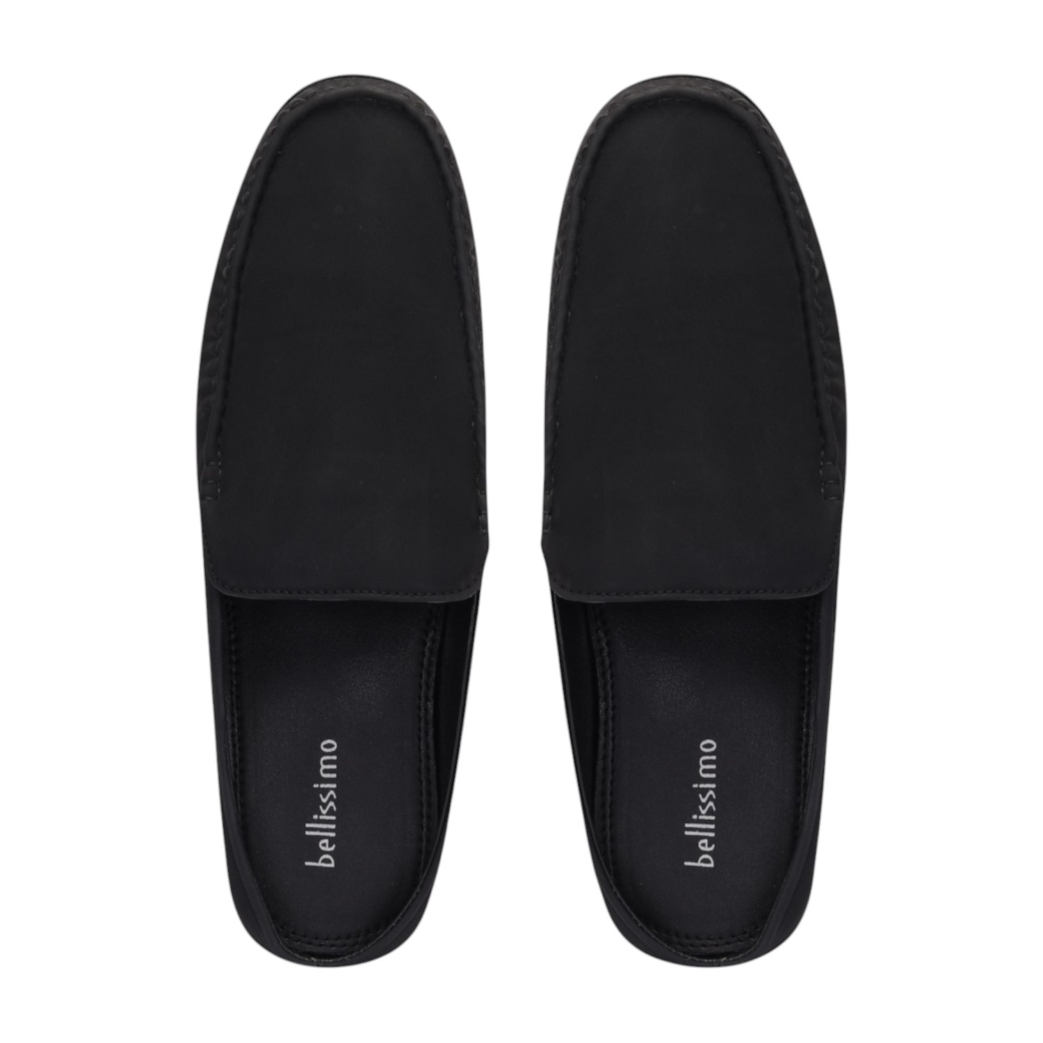 Men Black Casual Shoes Slip On