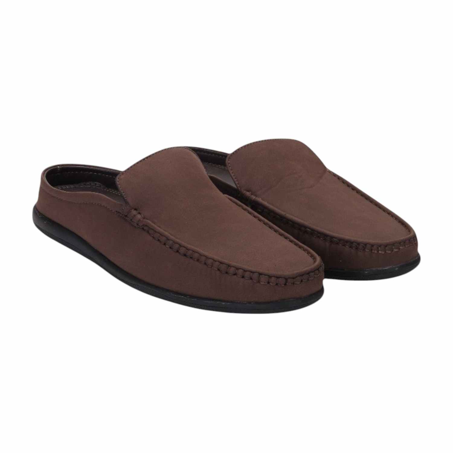 Men Brown Casual Shoes Slip On