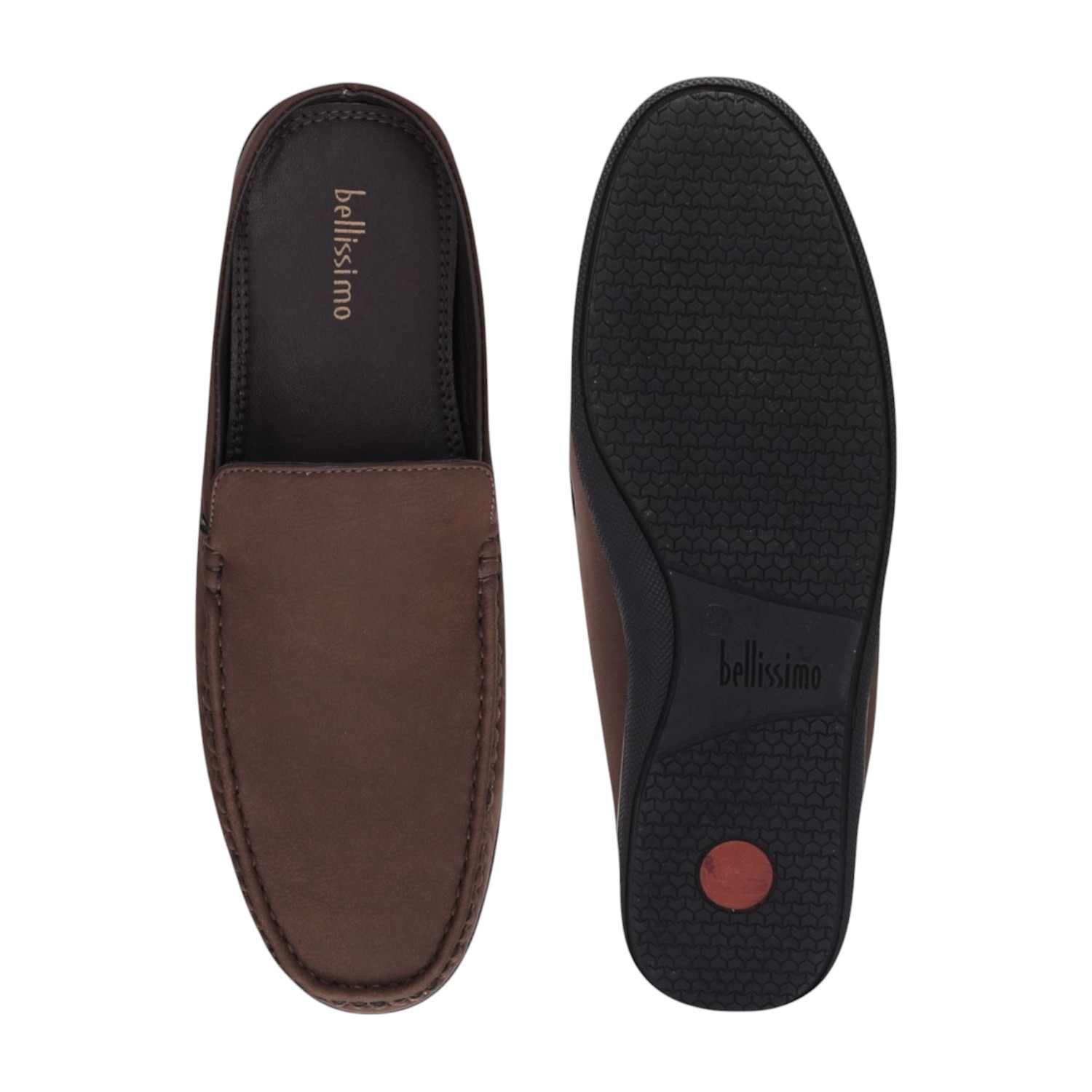 Men Brown Casual Shoes Slip On